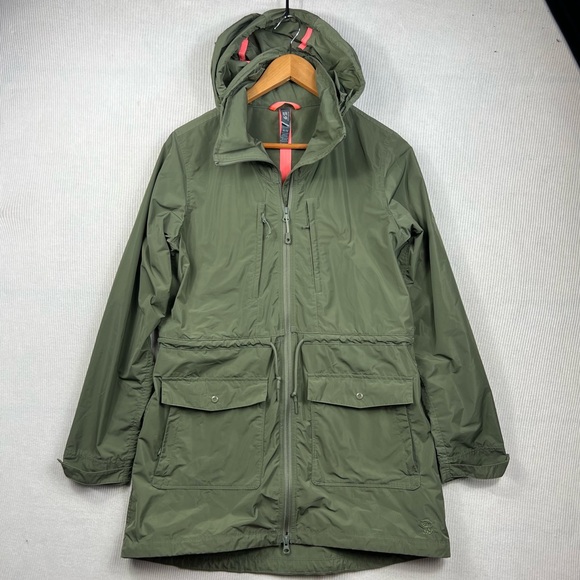 Mountain Hardwear Urbanite Parka Jacket Women’s Size Medium Olive Pockets - Picture 6 of 16